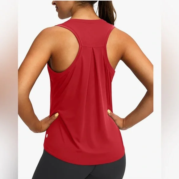 Athletics for All Racerback Athletic Racerback Tank Top Red Small NWT - Picture 5 of 7